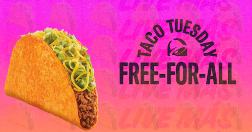 Taco Bell + Door Dash to Open $5 Million Tab to Cover Guests’ Taco Orders